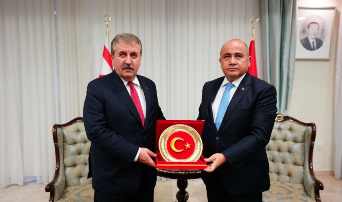 Büyük Birlik Partisi (BBP) Genel Başkanı Mustafa Destici, Kuzey Kıbrıs