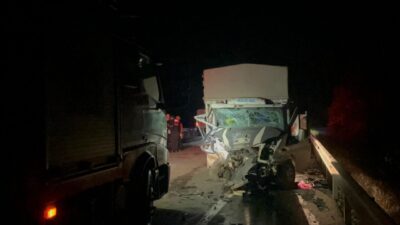 Bilecik'te hafif ticari araç ile kamyonetin çarpışması sonucu 1 kişi
