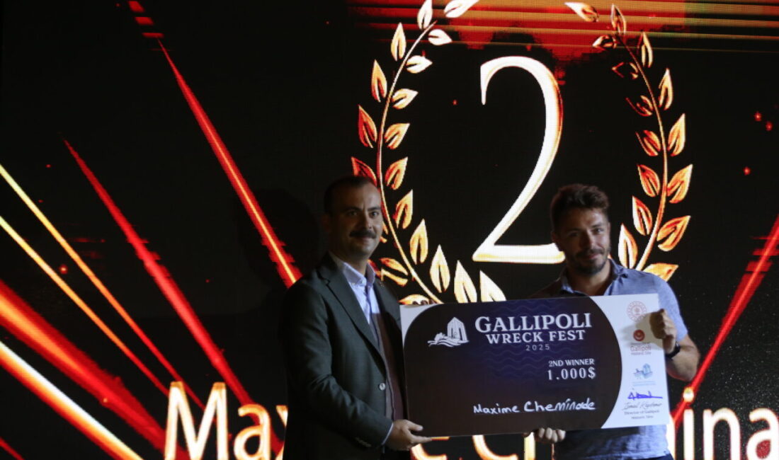 Çanakkale Kültür Yolu Festivali kapsamında, Gelibolu Tarihi Sualtı Parkı'nda düzenlenen