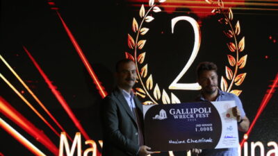 Çanakkale Kültür Yolu Festivali kapsamında, Gelibolu Tarihi Sualtı Parkı'nda düzenlenen