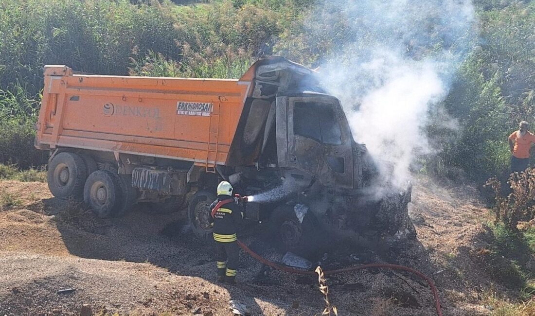 Diyarbakır'ın Çınar ilçesinde şarampole devrilen kamyonun sürücüsü hayatını kaybetti.