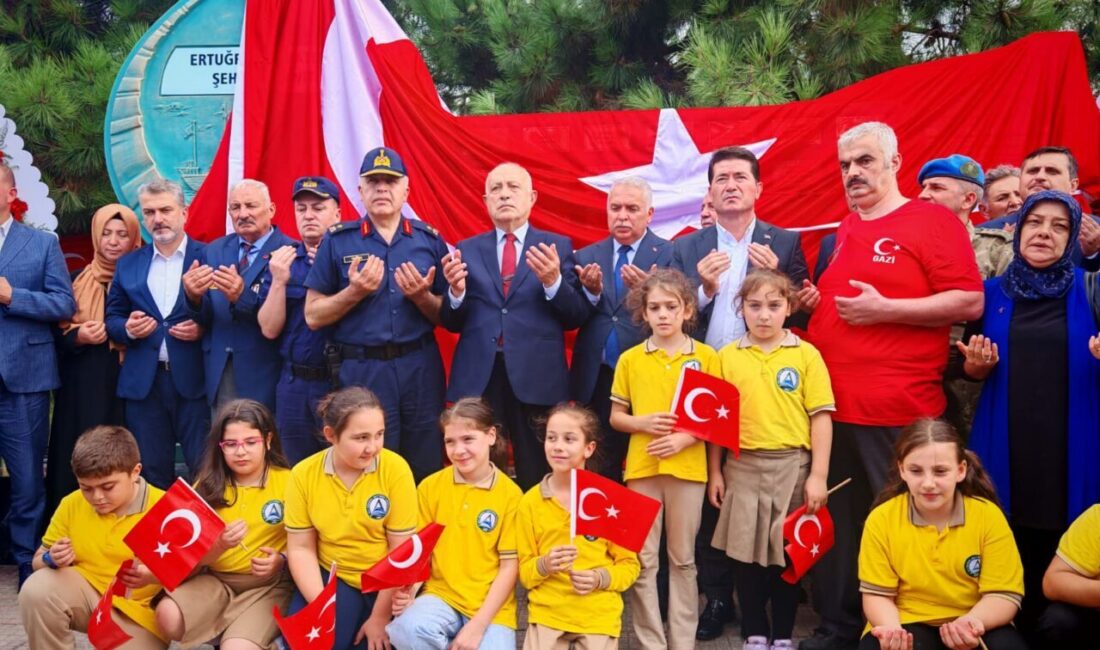 Ertuğrul Fırkateyni kazasında yaşamını yitiren 71 Trabzonlu asker anısına yaptırılan