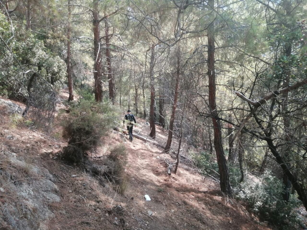 Muğla'nın Fethiye ilçesinde, dağda yürüyüş yaptığı sırada kaybolan Çin uyruklu