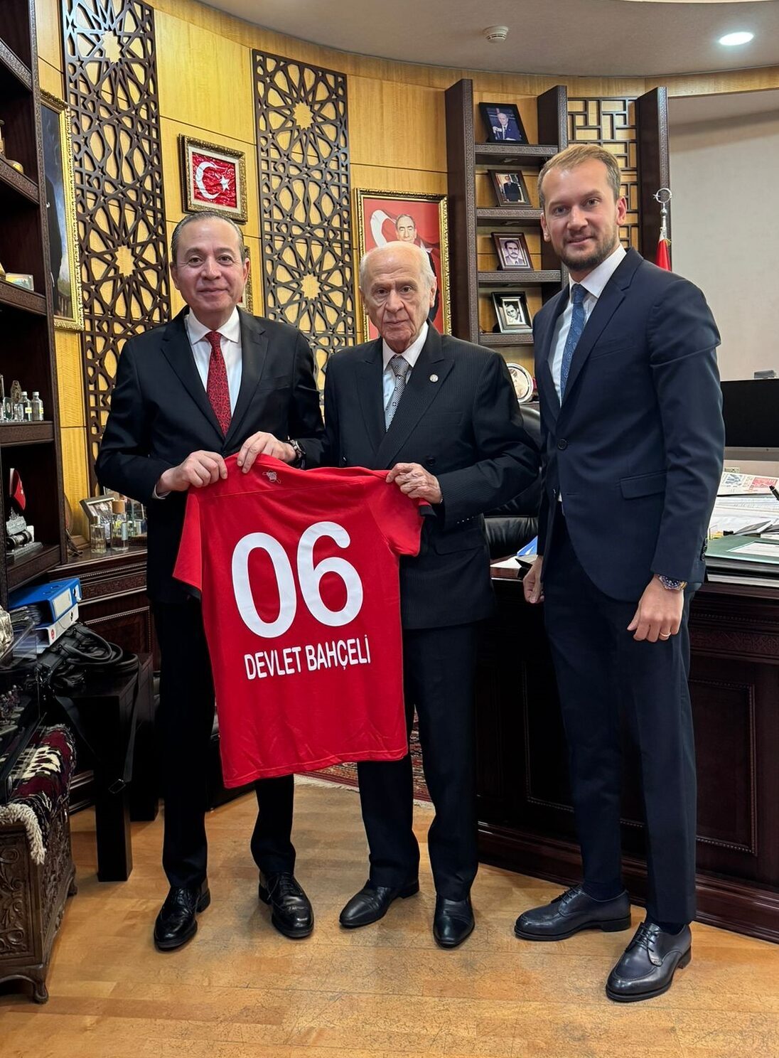 Gençlerbirliği Kulübü Başkanı Osman Sungur ve Basın Sözcüsü Aykut Çakmaklı,