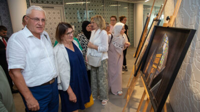 Hırvatistan'ın Sisak kentindeki Recep Tayyip Erdoğan İslam Kültür Merkezi'nde, fotoğraf