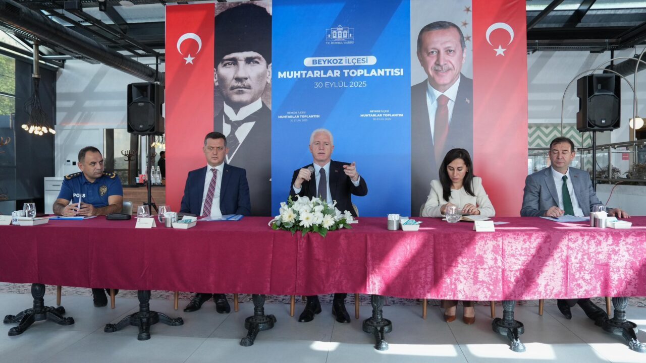  İstanbul Valisi Davut Gül, Beykoz Belediyesinin ev sahipliğinde yapılan istişare