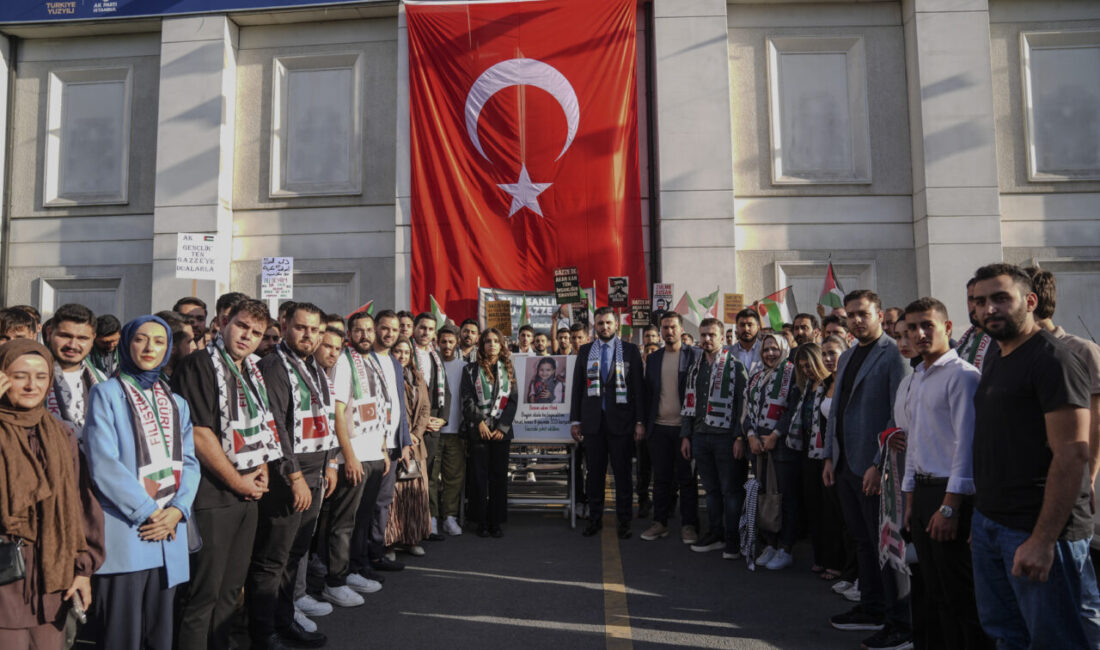 AK Parti İstanbul İl Gençlik Kolları Başkanlığı, Gazze'de İsrail'in saldırıları