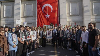 AK Parti İstanbul İl Gençlik Kolları Başkanlığı, Gazze'de İsrail'in saldırıları