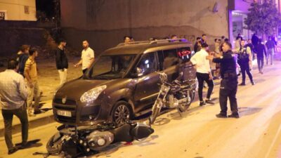 Kilis'te iki motosikletin çarpışması sonucu 3 kişi yaralandı.
