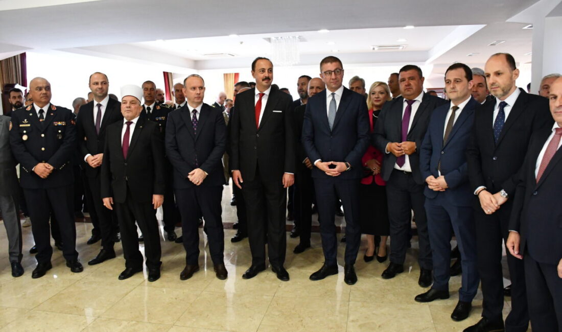 Kuzey Makedonya'nın başkenti Üsküp'te 30 Ağustos Zafer Bayramı ve Türk