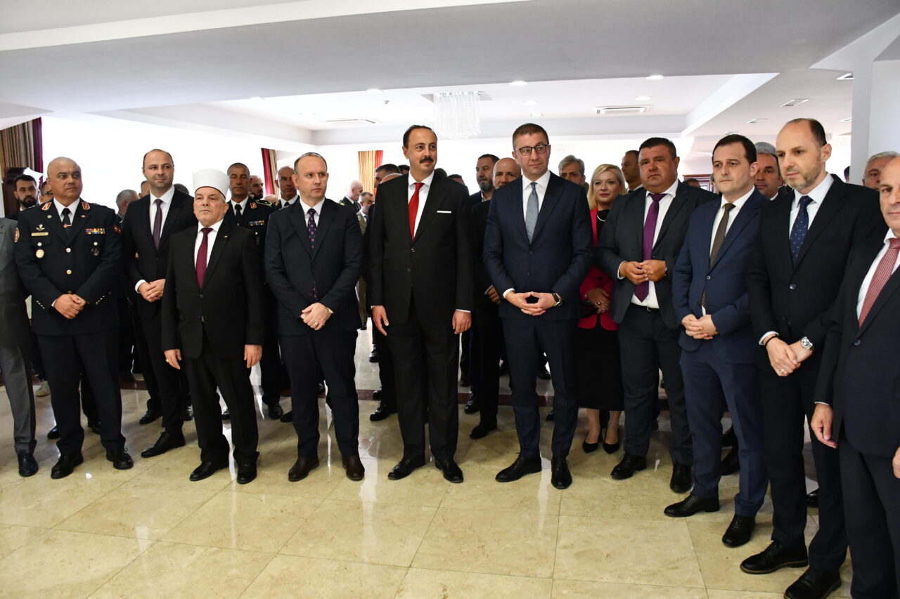 Kuzey Makedonya'nın başkenti Üsküp'te 30 Ağustos Zafer Bayramı ve Türk