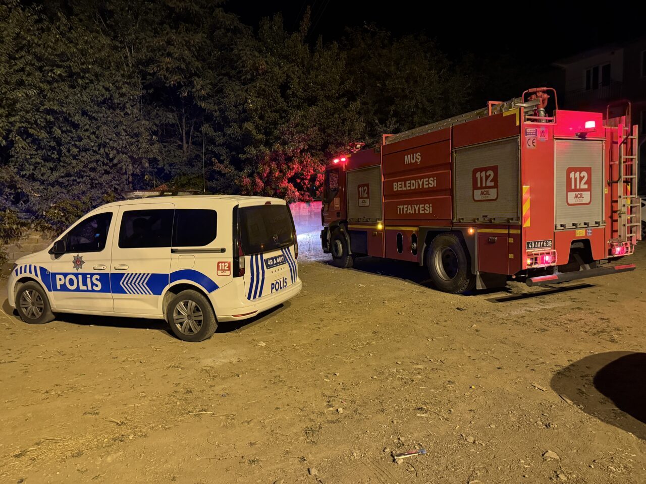 Muş'ta bir evde çıkan yangında yatalak kişi yaşamını yitirdi.