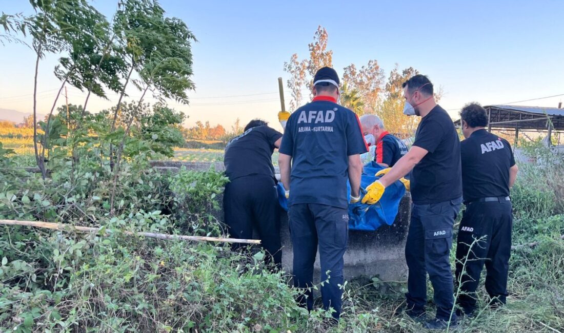 Osmaniye'de 6 gündür kayıp olan kişinin cesedi sulama kanalında bulundu.