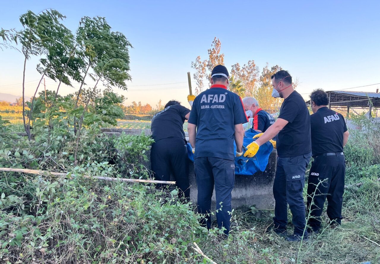 Osmaniye'de 6 gündür kayıp olan kişinin cesedi sulama kanalında bulundu.