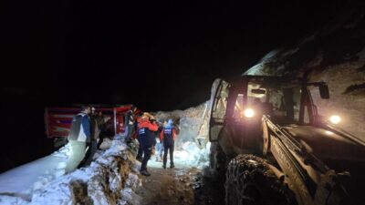  Rize'nin Çamlıhemşin ilçesine bağlı Trovit Yaylası'nda çığ nedeniyle mahsur kalan