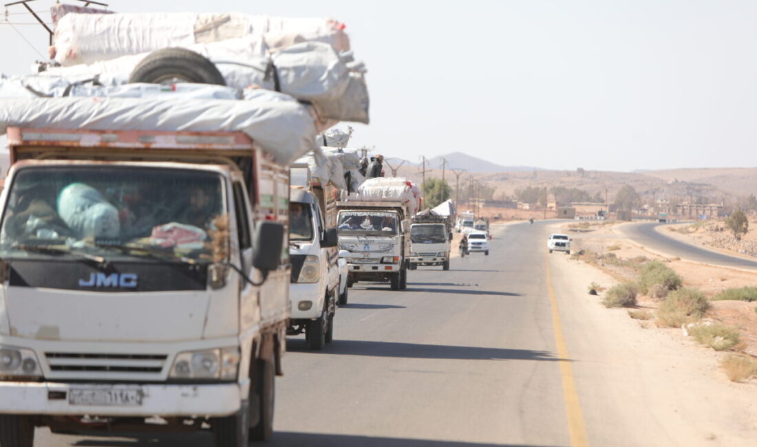 Suriye’nin güneyindeki Süveyda ilinde, Dürzi silahlı grup El-Hecri ile yaşanan