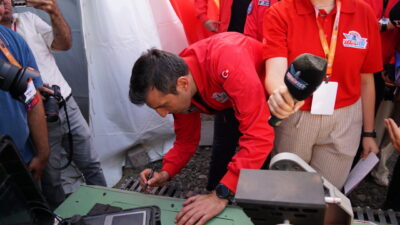  TEKNOFEST Yönetim Kurulu Başkanı Selçuk Bayraktar, Tekirdağ'da düzenlenen TEKNOFEST İnsansız