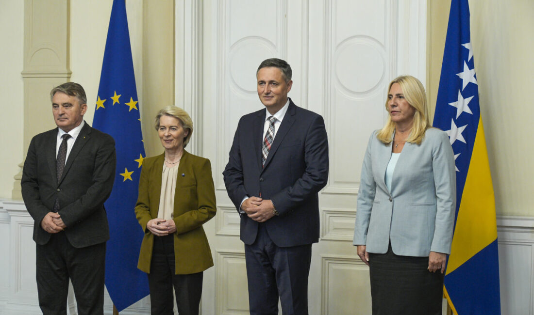 Avrupa Birliği (AB) Komisyonu Başkanı Ursula von der Leyen, Bosna