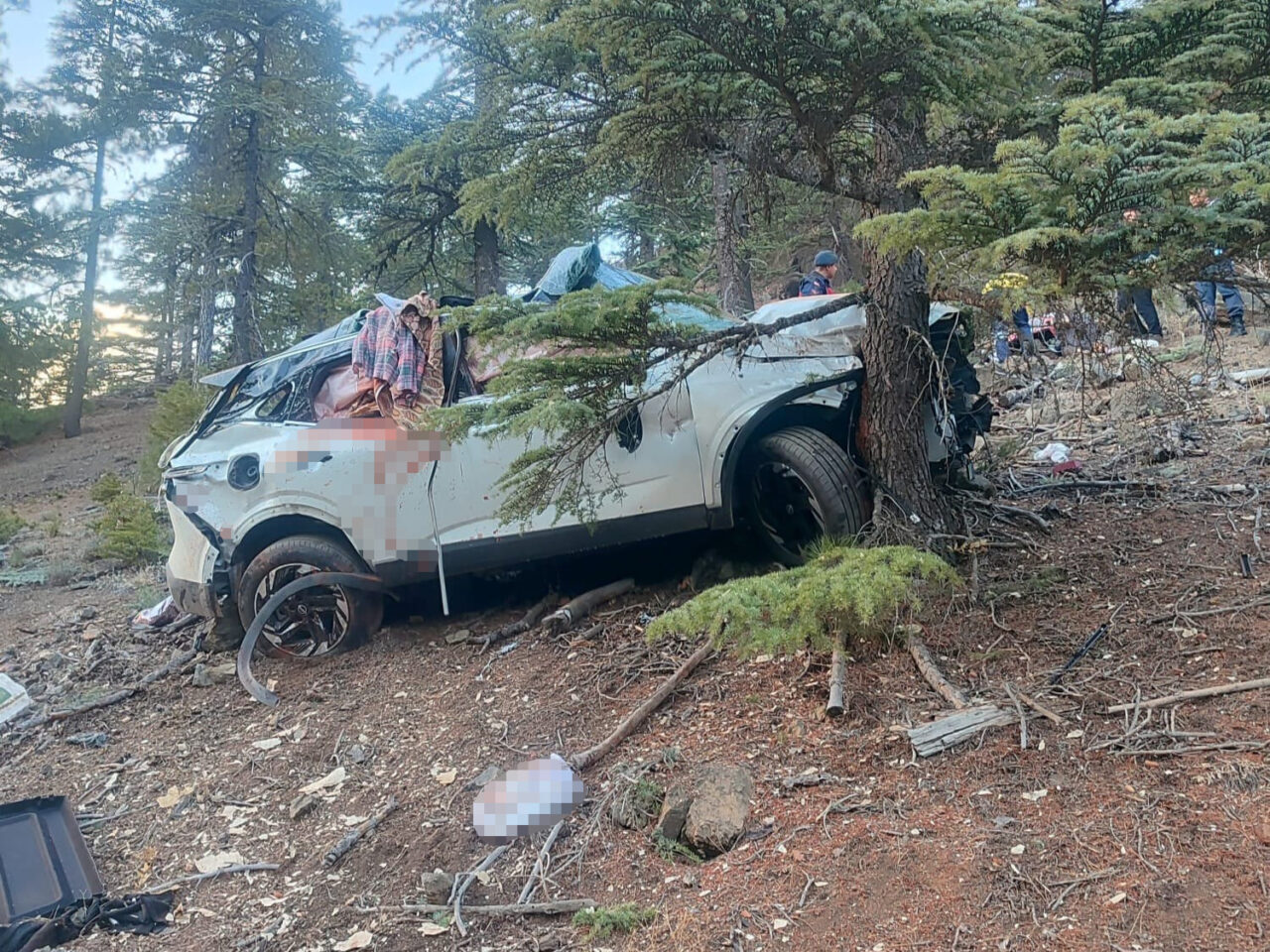  Adana'nın Pozantı ilçesinde uçuruma yuvarlanan cipteki karı koca yaşamını yitirdi.
