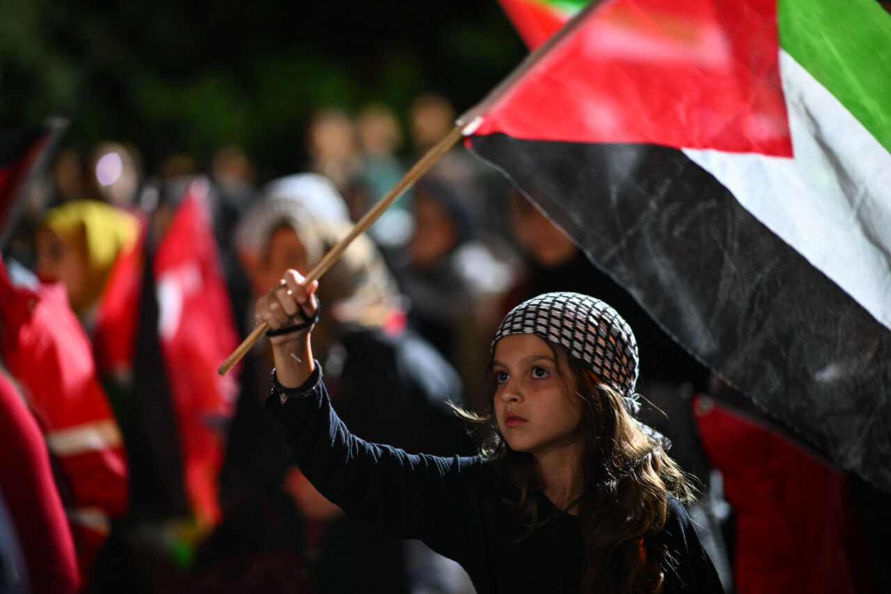 Başkentte, Gazze'ye insani yardım ulaştırmak için yola çıkan Küresel Sumud