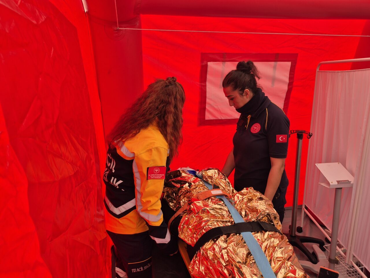  Aydın'ın Efeler ilçesinde, tribün çökmesi ve yangın senaryosuna yönelik toplu