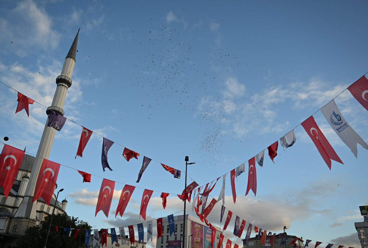 İstanbul'un ilçesi Bağcılar'da, 11 Ekim Dünya Kız Çocukları Günü dolayısıyla Gazze'deki
