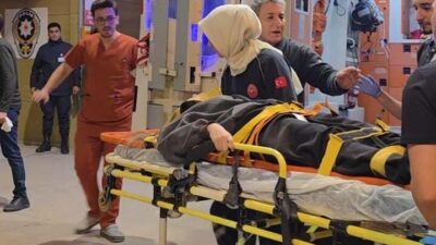 Bursa'nın İnegöl ilçesinde çamaşır asarken 4 katlı apartmanın terasından düşen