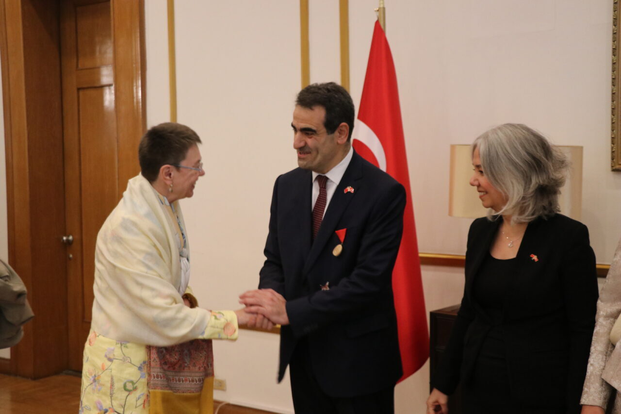  Çin'de, Cumhuriyet'in 102. yılı, Pekin Büyükelçiliğinde düzenlenen resepsiyonla kutlandı.