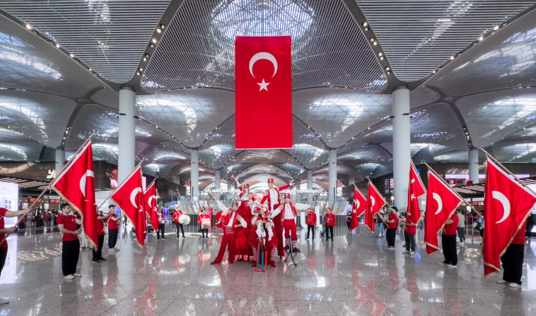 İstanbul Havalimanı'nda, 29 Ekim Cumhuriyet Bayramı ve havalimanının hizmete açılışının