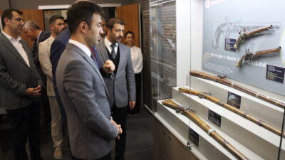 Erzincan'da "Cumhuriyet'in 102. yılında 102 Süreli Sergi Projesi" kapsamında düzenlenen