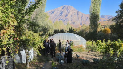Hakkari genelinde yapımı tamamlanan 47 seradan 18'i kent merkezindeki kadın
