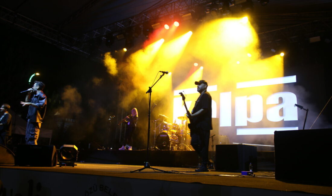 Hatay'da 9. Altınözü Zeytin, Zeytinyağı ve Gastronomi Festivali kapsamında müzik