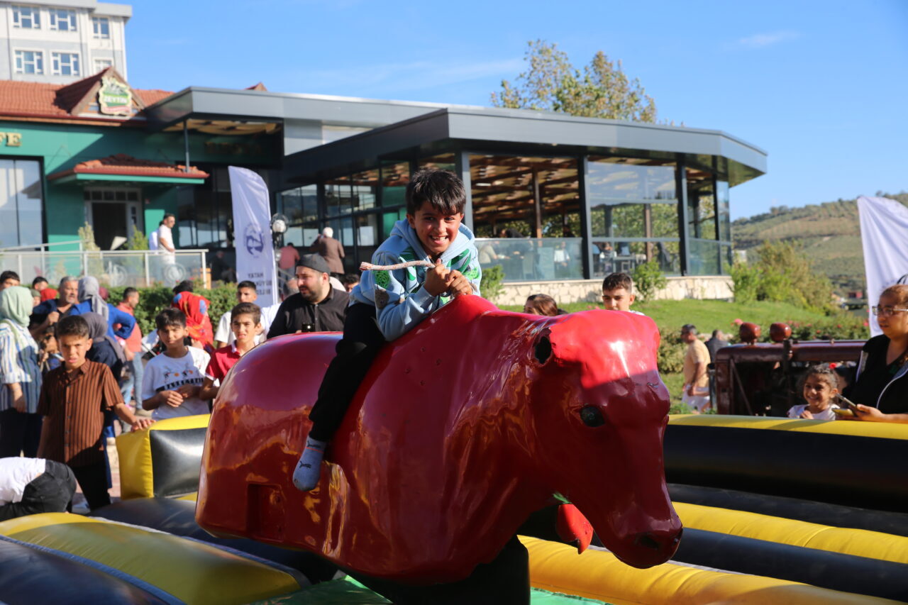 Hatay'ın Altınözü ilçesinde 9. Zeytin, Zeytinyağı ve Gastronomi Festivali düzenlendi.