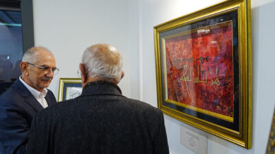  Hattat Kadir Sakoğlu ve öğrencilerinin, aile temalı hüsnühat eserlerinden oluşan