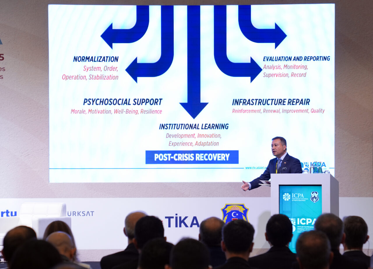  Adalet Bakanlığı Ceza ve Tevkifevleri Genel Müdürlüğünün ev sahipliğinde İstanbul'da