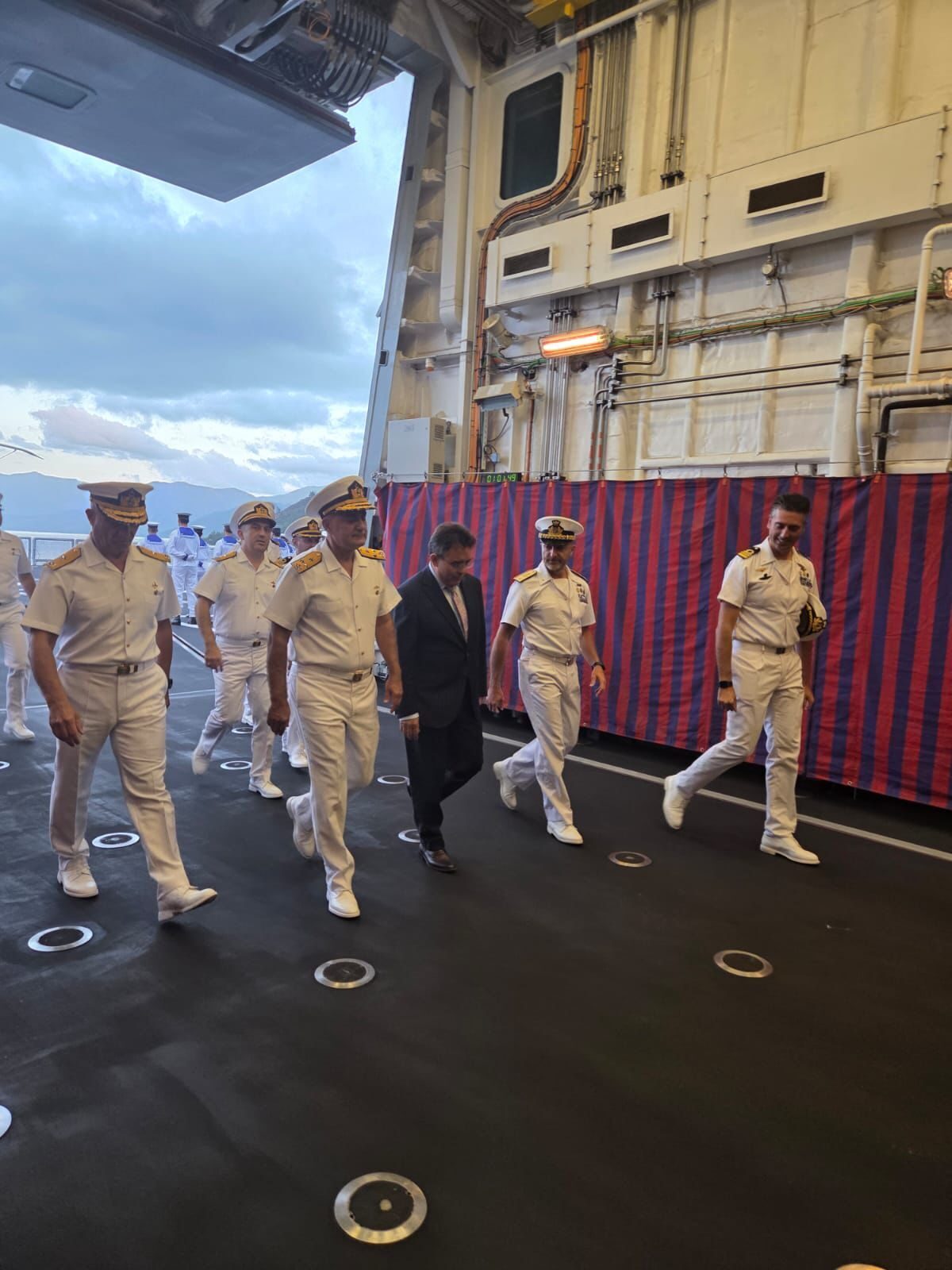 İtalya Deniz Kuvvetlerine ait "ITS Virginio Fasan" fırkateyni, Aksaz Deniz