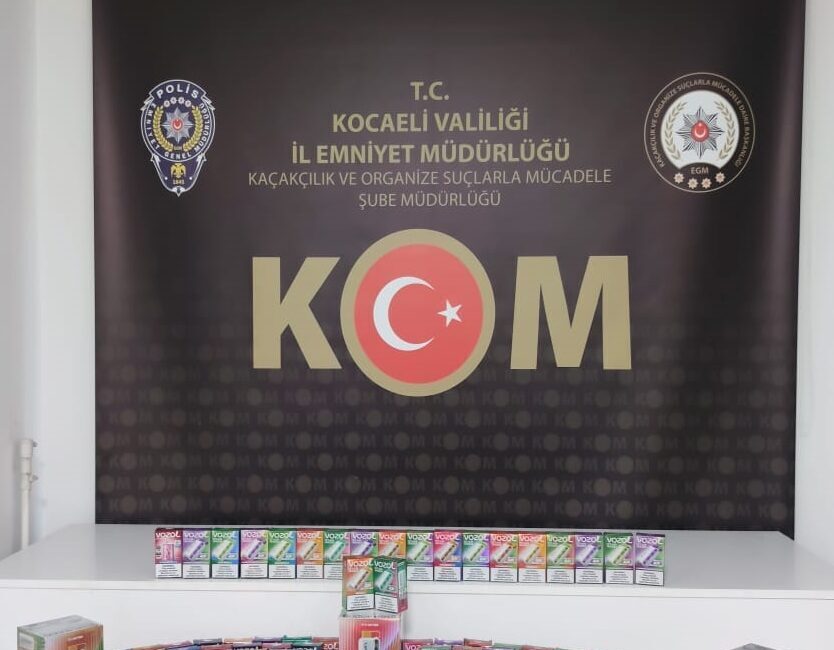 Kocaeli’de düzenlenen kaçakçılık operasyonunda 2 ton kıyılmış kaçak tütün ele