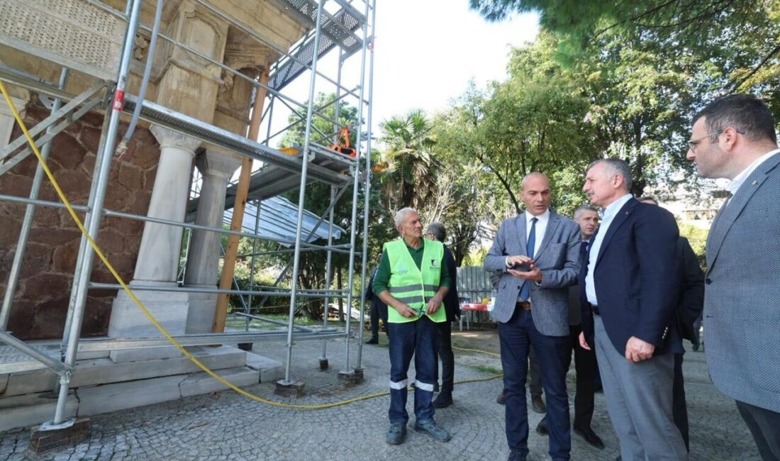 Kocaeli'nin simgelerinden tarihi İzmit Saat Kulesi'nde yürütülen restorasyon çalışmalarının yıl