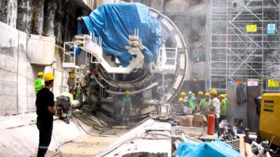  Kocaeli'de, Körfez-Derince-İzmit-Kartepe hattında hizmet verecek Körfezray Metrosu'nda 6 tünel açma