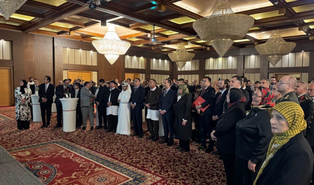 Libya'nın başkenti Trablus'ta 29 Ekim Cumhuriyet Bayramı dolayısıyla kutlama programı