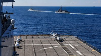 Türkiye'nin milli silahlı insansız hava araçları (SİHA), DENİZKURDU-I/2025 Tatbikatı kapsamında