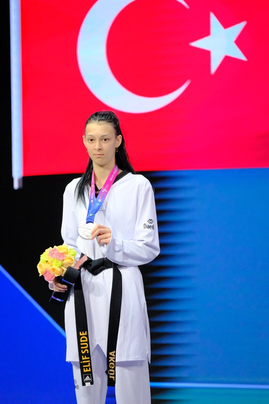 Çin'de düzenlenen 2025 Dünya Tekvando Şampiyonası'nda kadınlar 49 kiloda mücadele