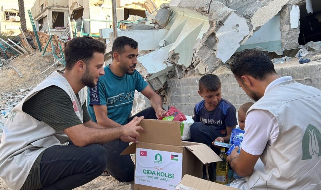 Nezir Derneği, Gazze'de on binlerce ailenin temel ihtiyacını karşılamak amacıyla