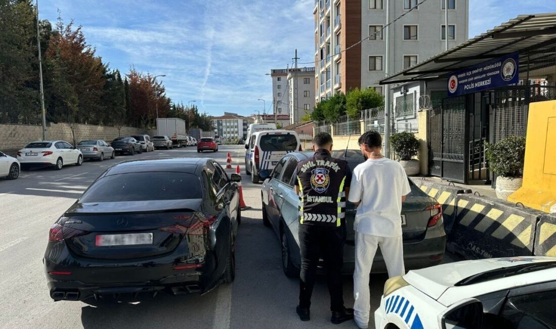 Pendik'te makas atarak trafik güvenliğini tehlikeye düşüren sürücüye 13 bin