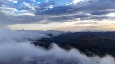 Samsun'un Alaçam ilçesinde 1650 rakımlı Dürtmen Dağı'nda meydana gelen "sis