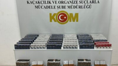 Samsun'un İlkadım ilçesinde düzenlenen kaçak tütün operasyonunda, 19 bin 300