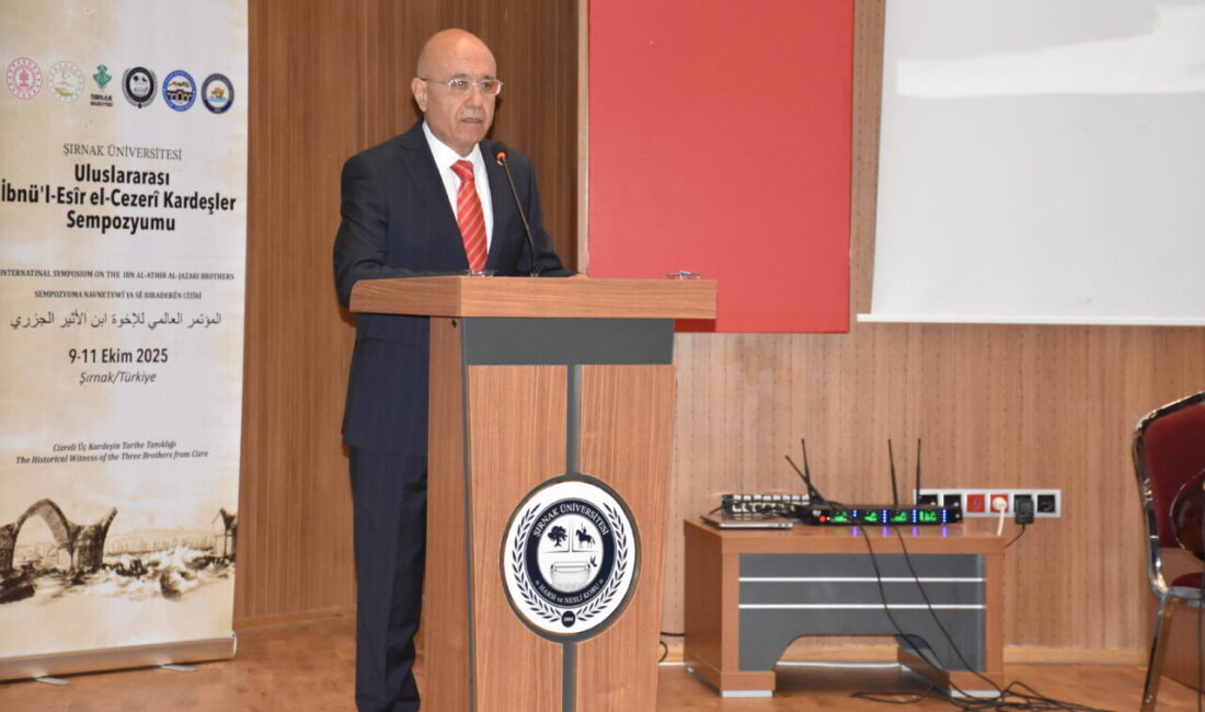 Şırnak'ta düzenlenen "Uluslararası İbnü'l-Esir El Cezeri Kardeşler Sempozyumu" başladı.