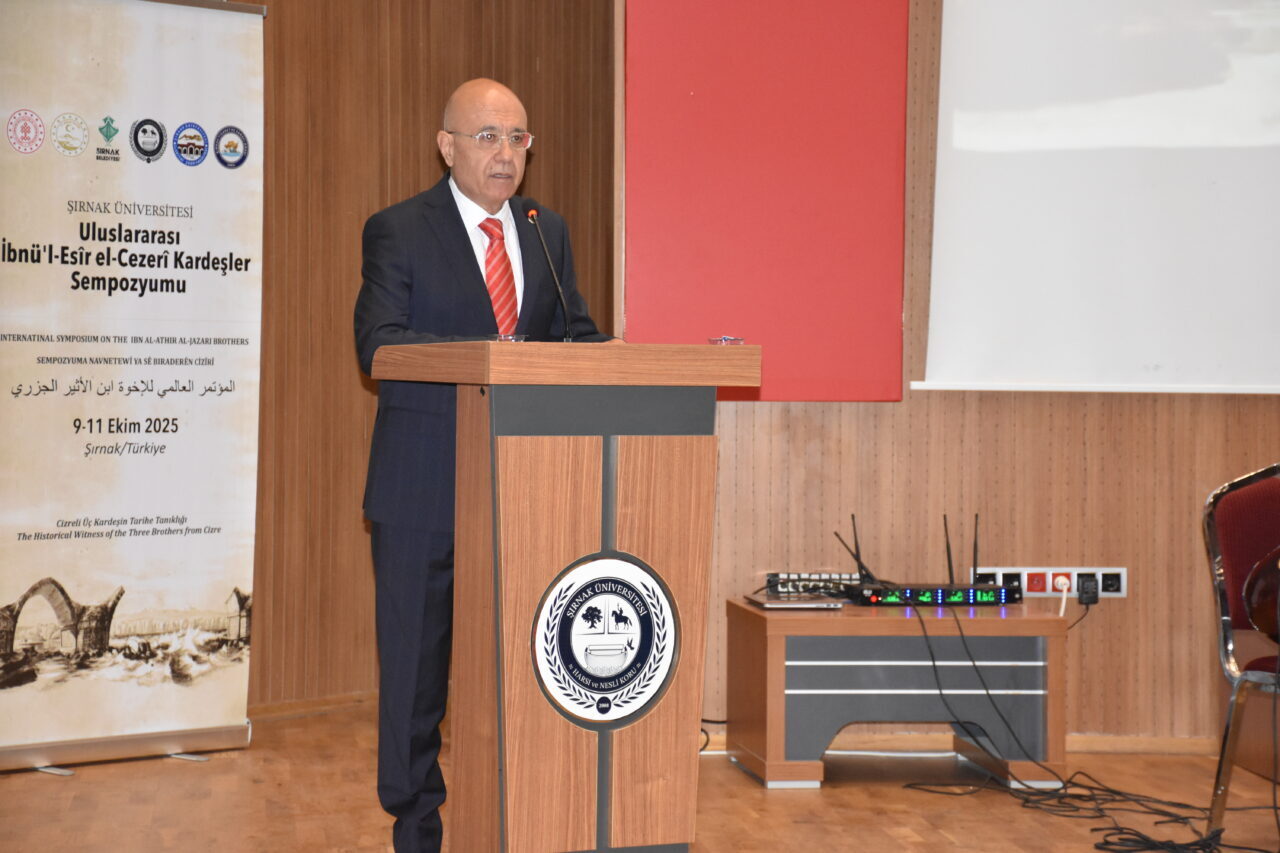 Şırnak'ta düzenlenen "Uluslararası İbnü'l-Esir El Cezeri Kardeşler Sempozyumu" başladı.