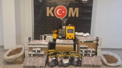 Sivas'ta düzenlenen operasyonda 98 bin 320 makaron (filtreli sigara kağıdı),
