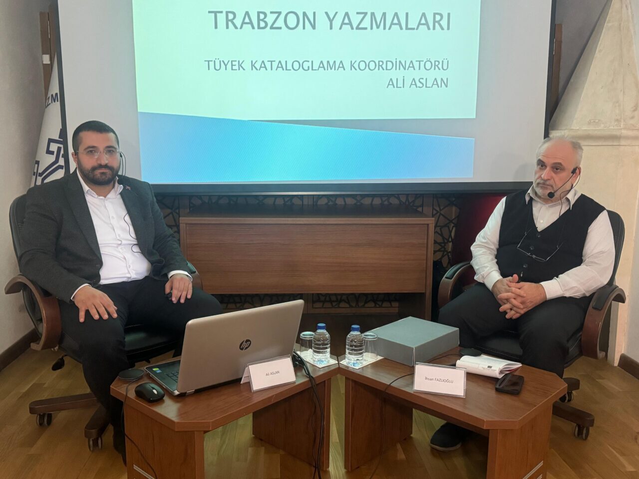Kataloglaması ve dijitalleştirmesi tamamlanan "Trabzon Yazma Eser Koleksiyonu"nun tanıtım toplantısı